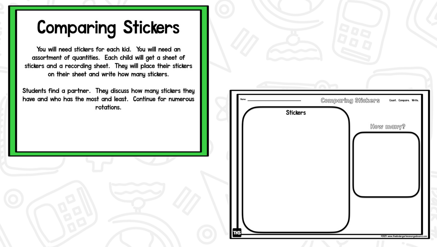 Comparing Numbers Worksheets And Activities (Greater Than/Less Than)
