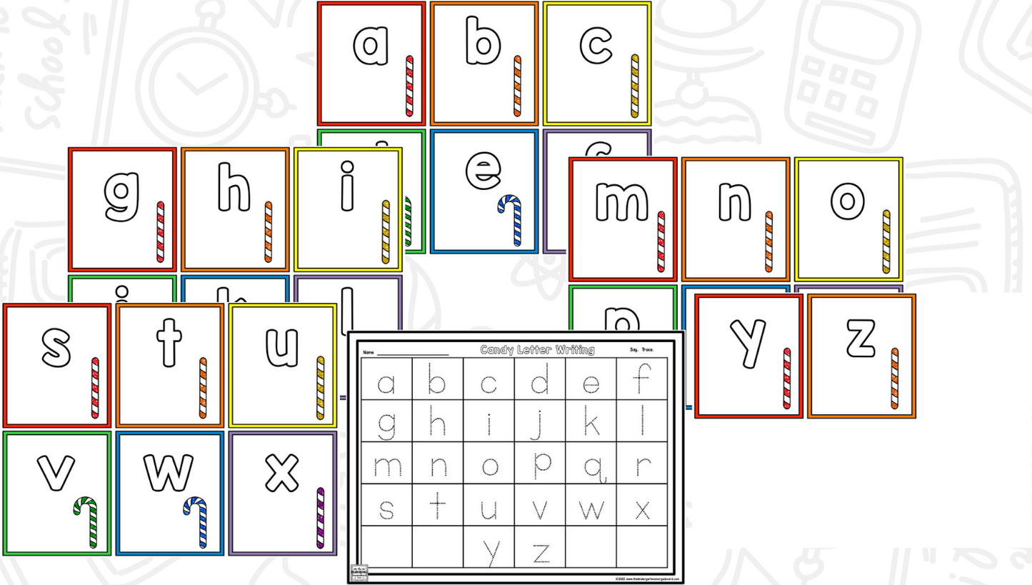 Candy Land Math & Literacy Centers