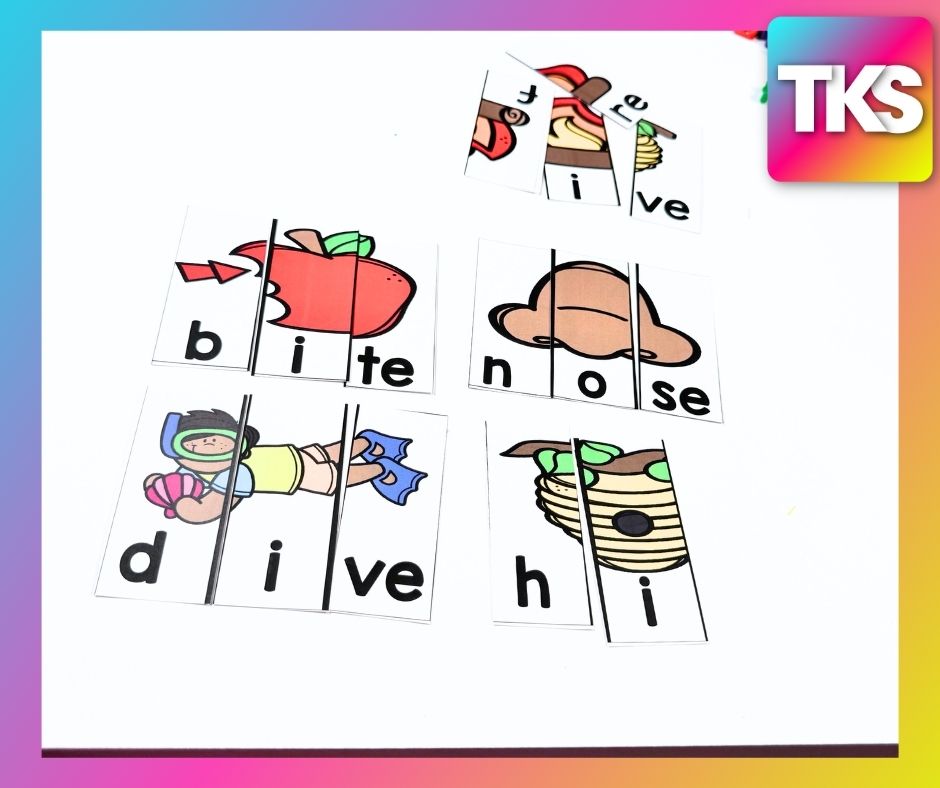 See It! Say it! Spell It! CVCE Words Phonics & Phonemic Awareness Activities