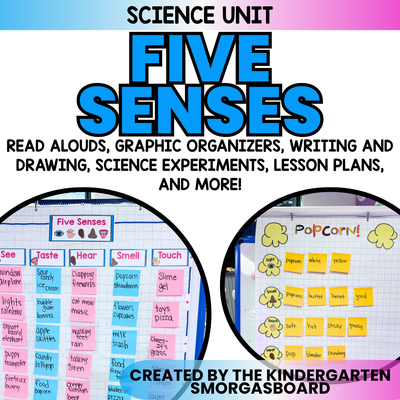Five Senses Unit And 5 Senses Worksheets