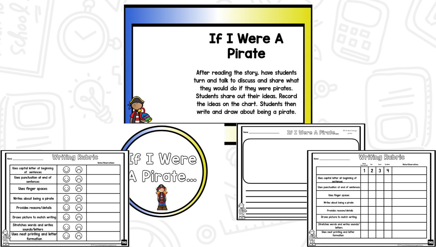 Pirate Activities For Talk Like A Pirate Day And Pirates Love Underpants