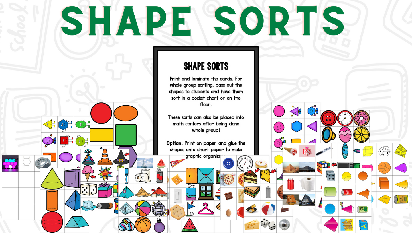 Shapes Bootcamp: A 2D and 3D Shapes Unit (No Theme)
