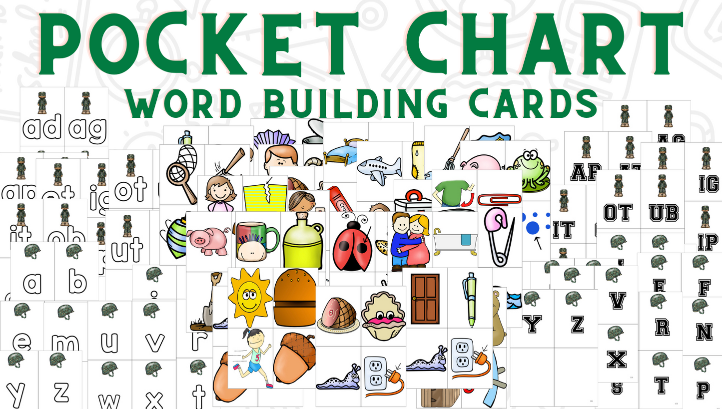 Word Family Bootcamp (Army Theme)