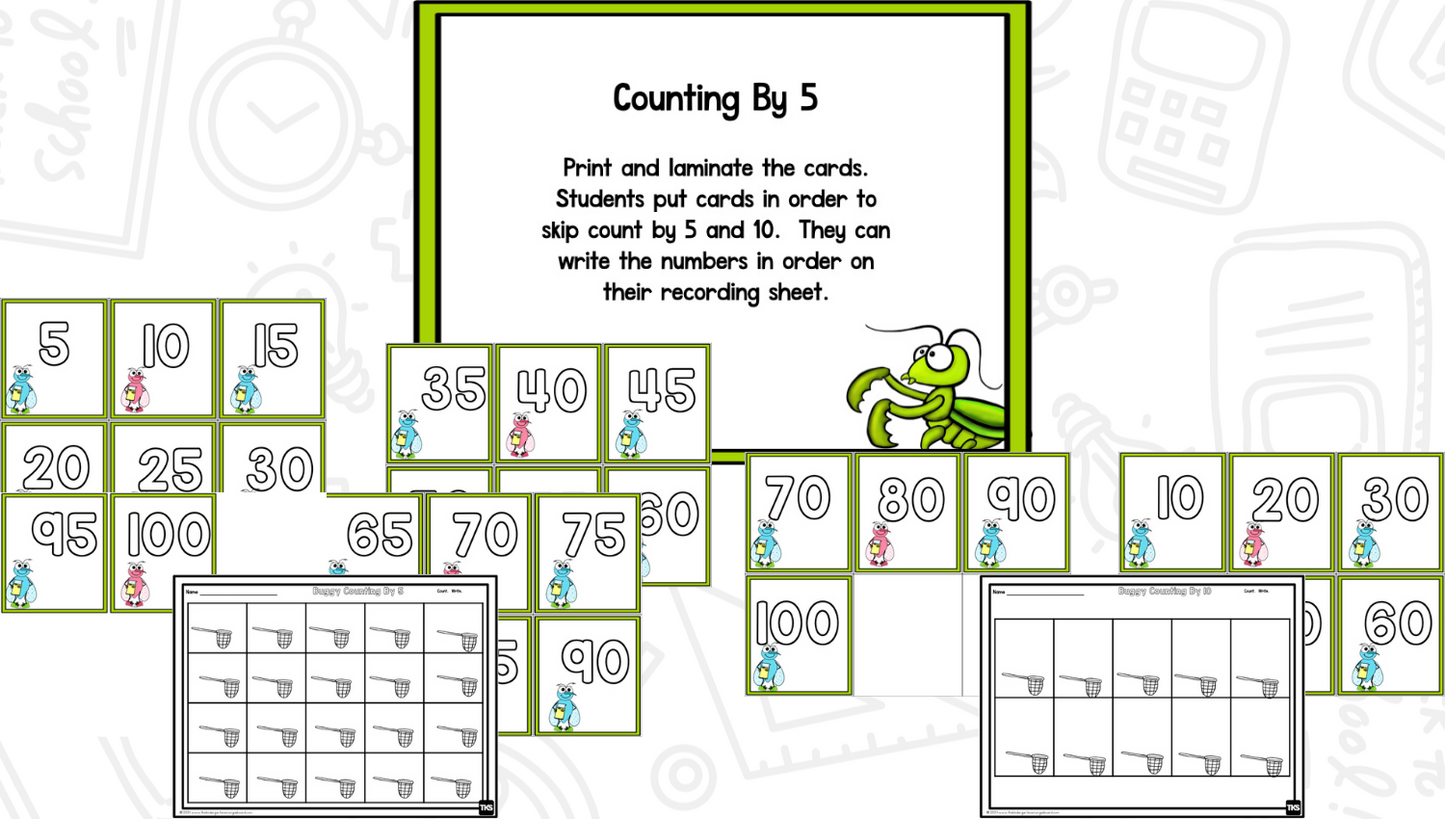 Bugging You to Learn: Bugs Math and Literacy Centers