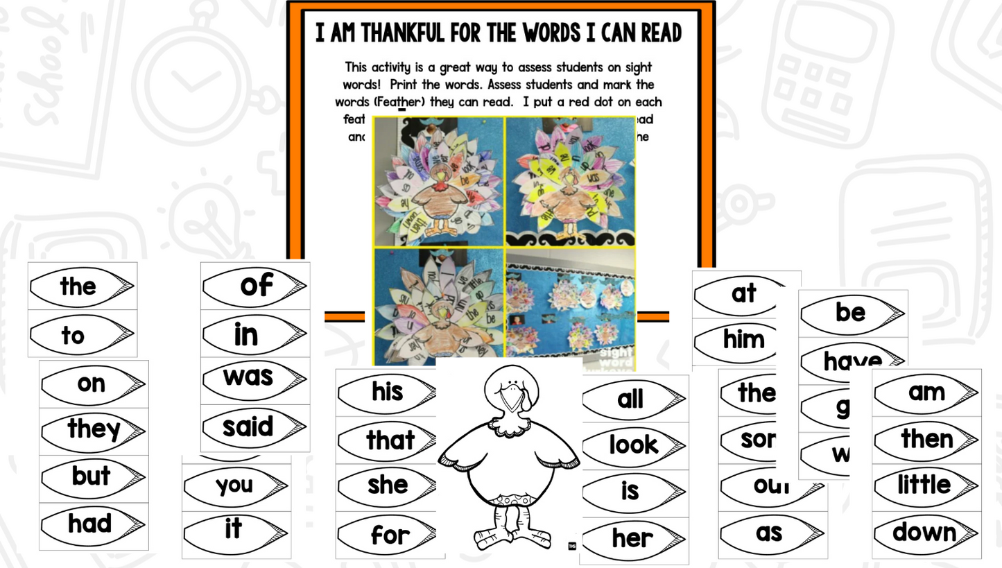 Thanksgiving Math and Literacy Centers