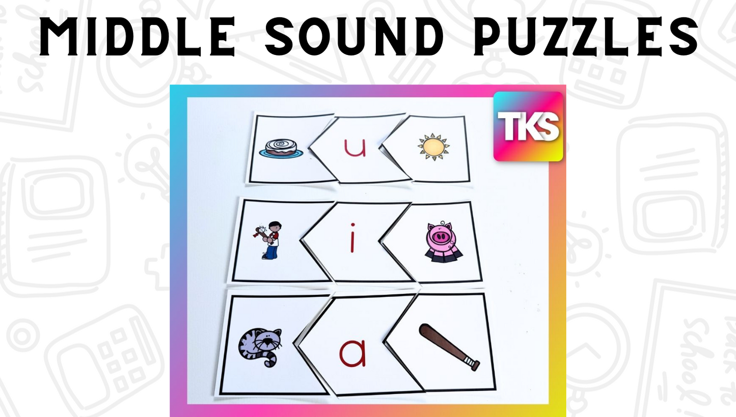 See It! Say It! Spell It! Middle Sounds