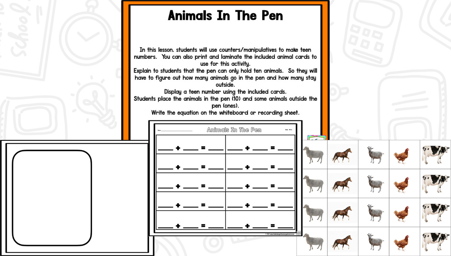 Math It Up! Teen Numbers