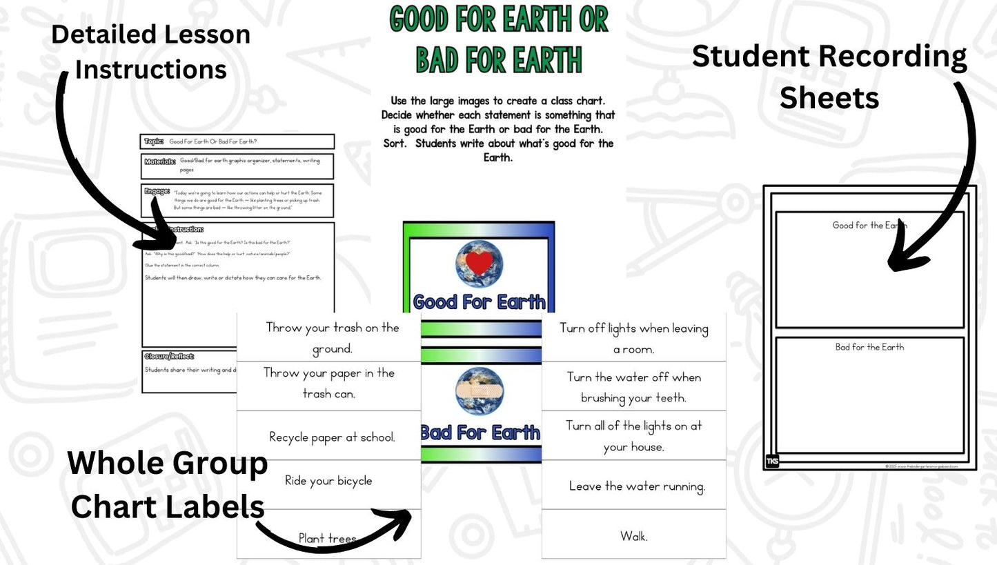 Earth Day Research and Writing Project PLUS Centers!