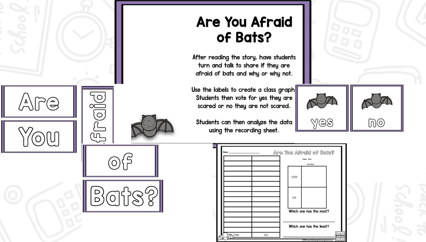 Bats and Fall Reading Comprehension | October Literacy Lessons for There Was an Old Lady Who Swallowed A Bat