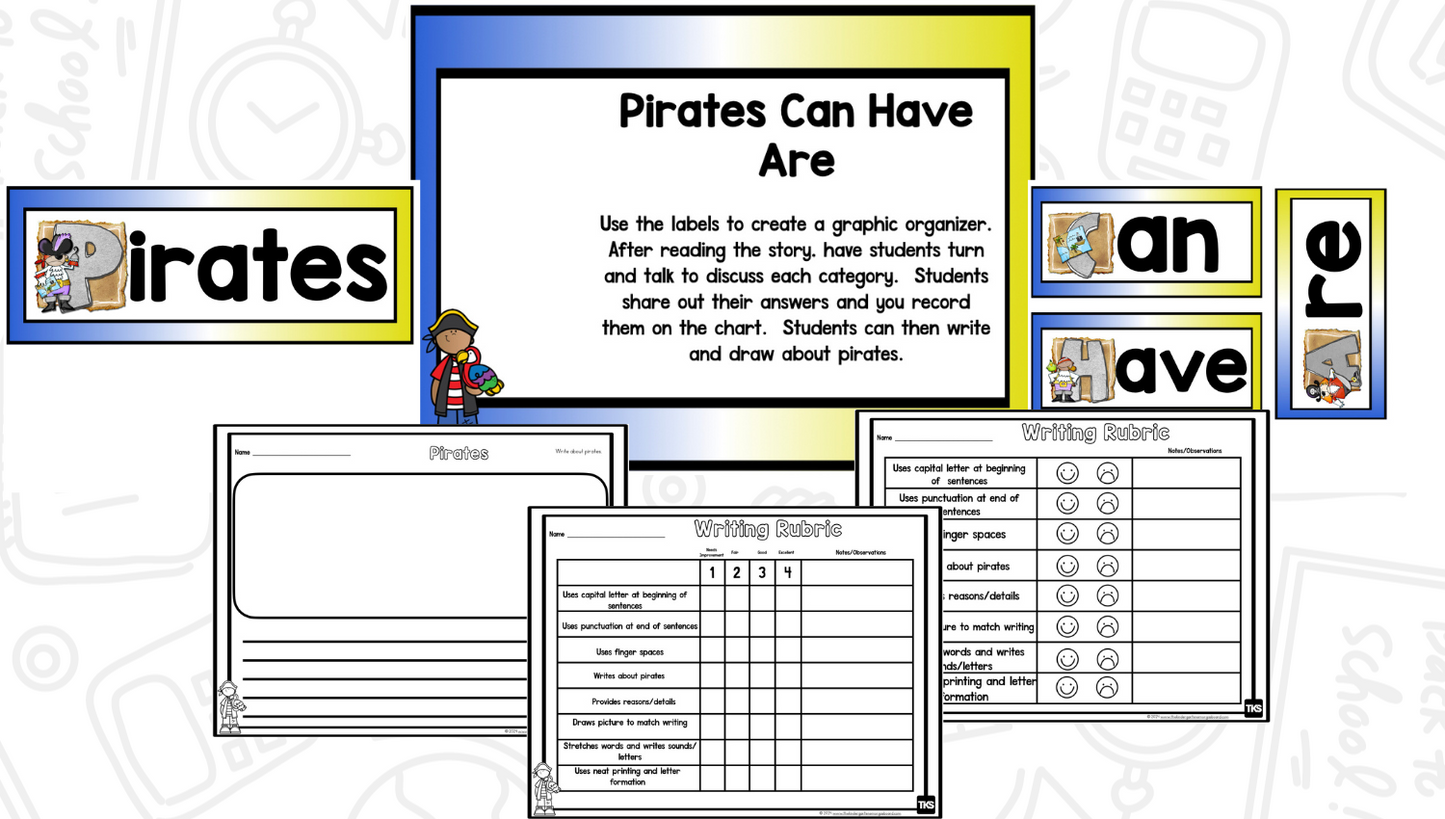 Pirate Activities For Talk Like A Pirate Day And Pirates Love Underpants