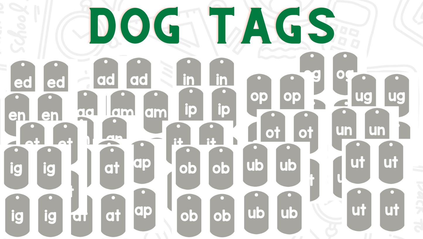 Word Family Bootcamp (Army Theme)