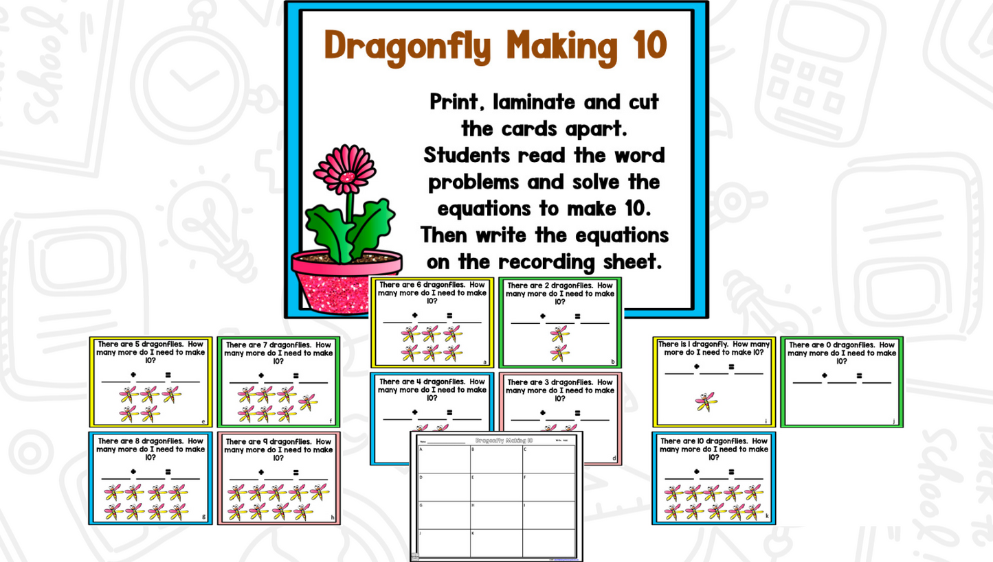 Puddle Jumper: Spring Math and Literacy Centers