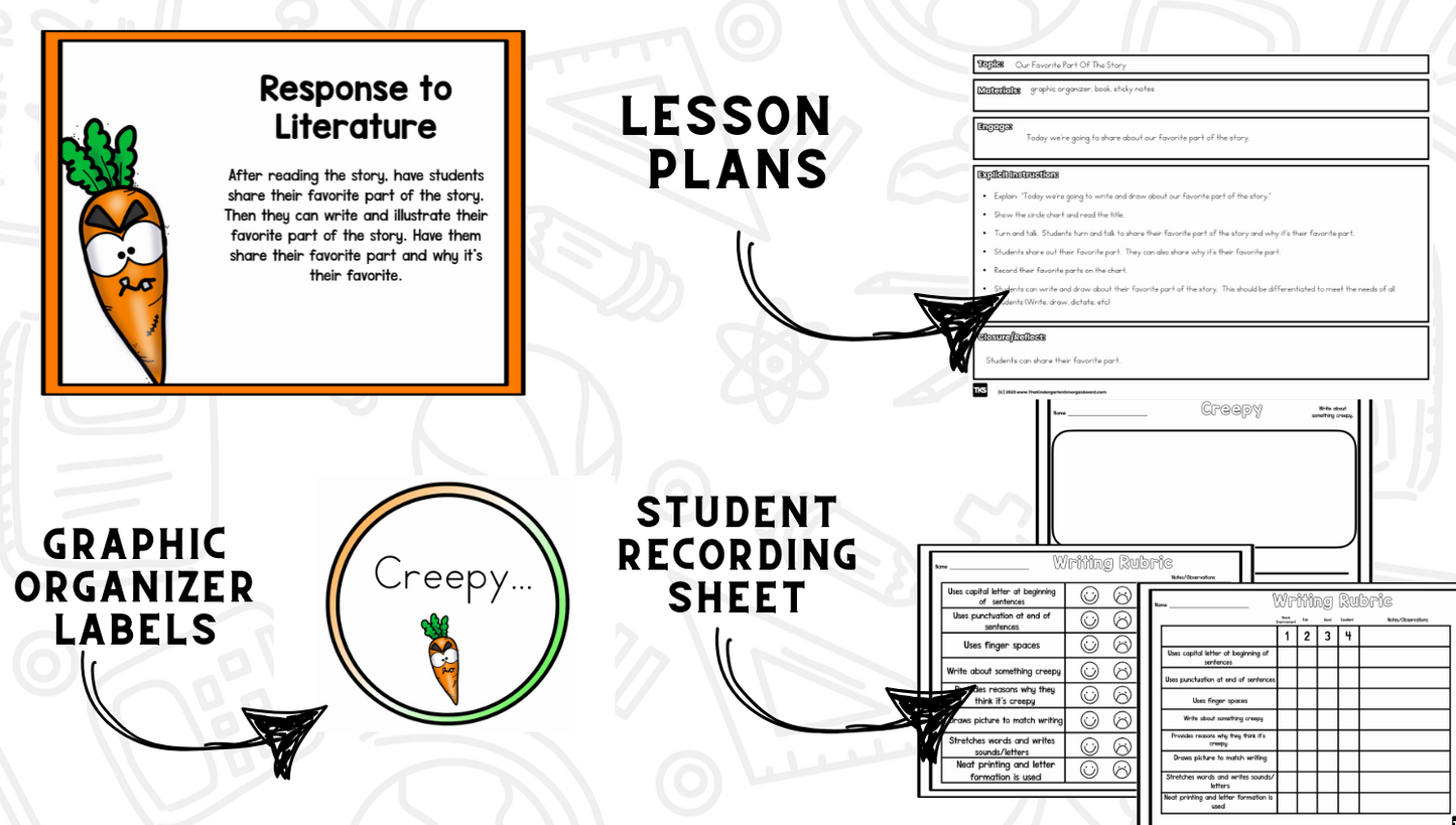 Creepy Carrots - Reading Comprehension Strategies & Activities - Read It Up!