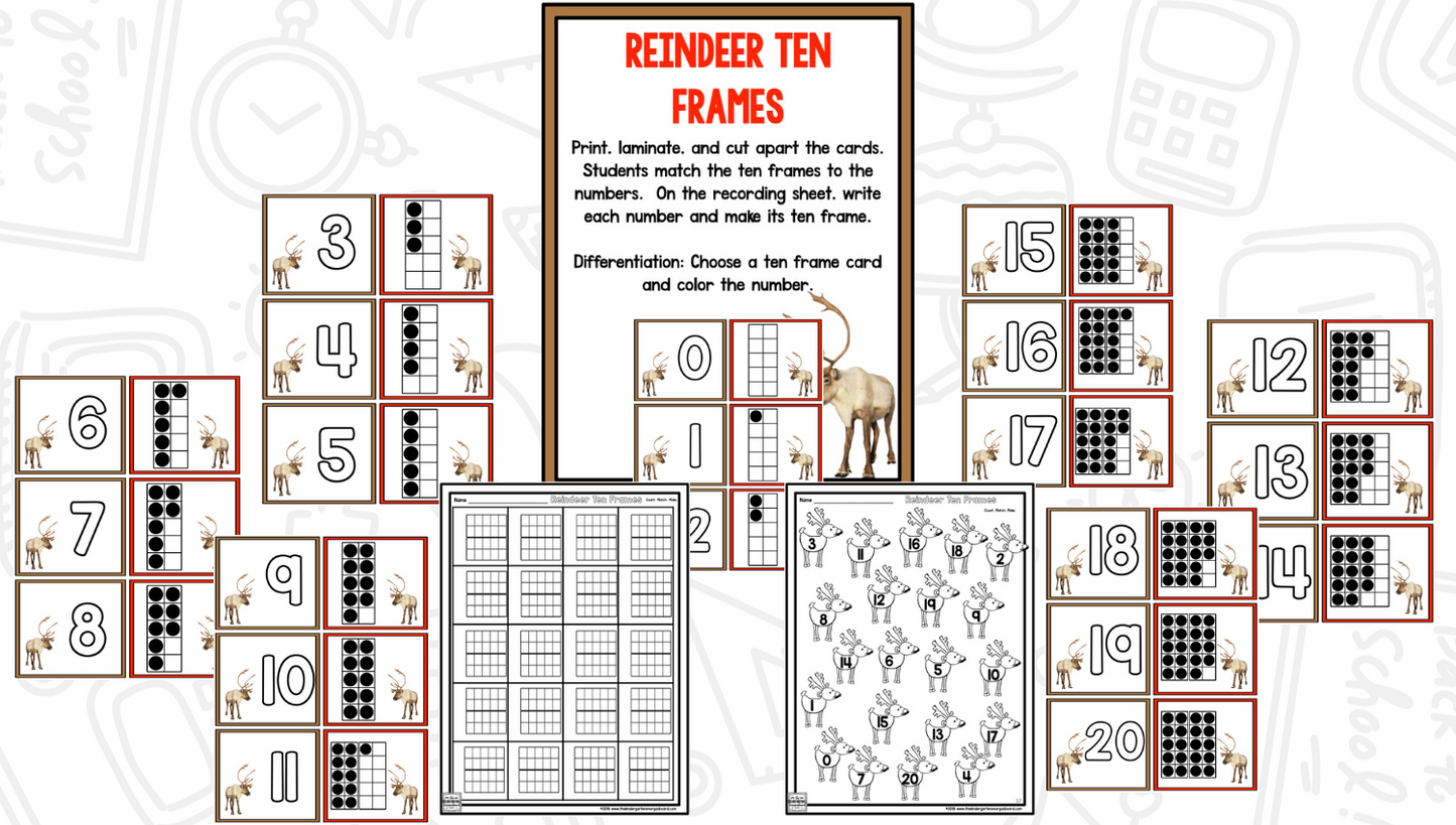 Reindeer: A Research and Writing Project PLUS Centers!