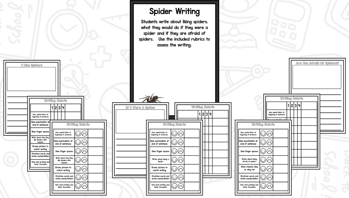 All About Spiders: Science Activities for Kindergarten And First Grade