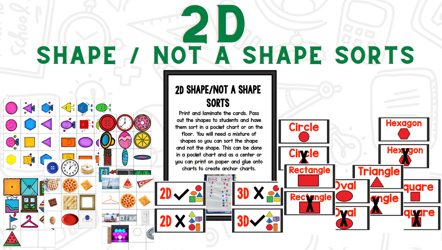 Shapes Bootcamp: A 2D and 3D Shapes Unit (No Theme)