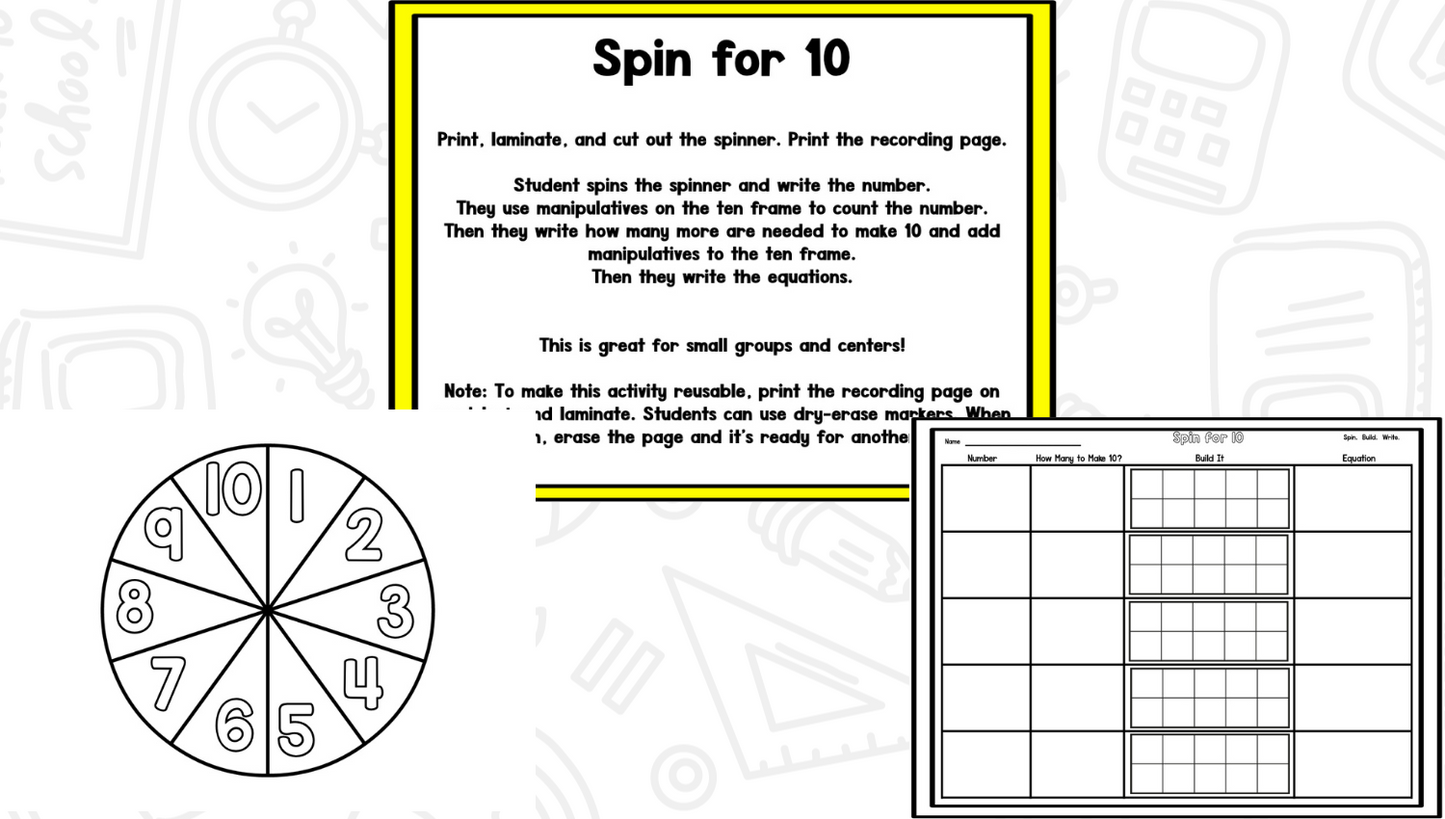 Math It Up! Making 10