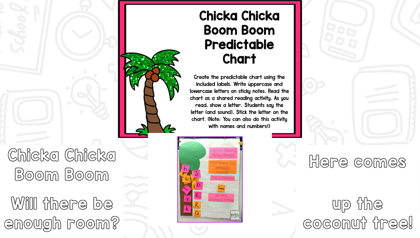 Chicka Chicka Boom Boom Activities