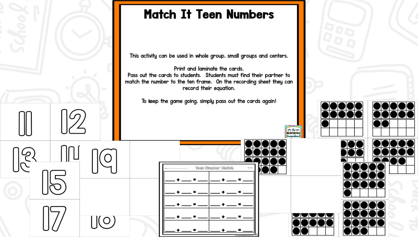 Math It Up! Teen Numbers