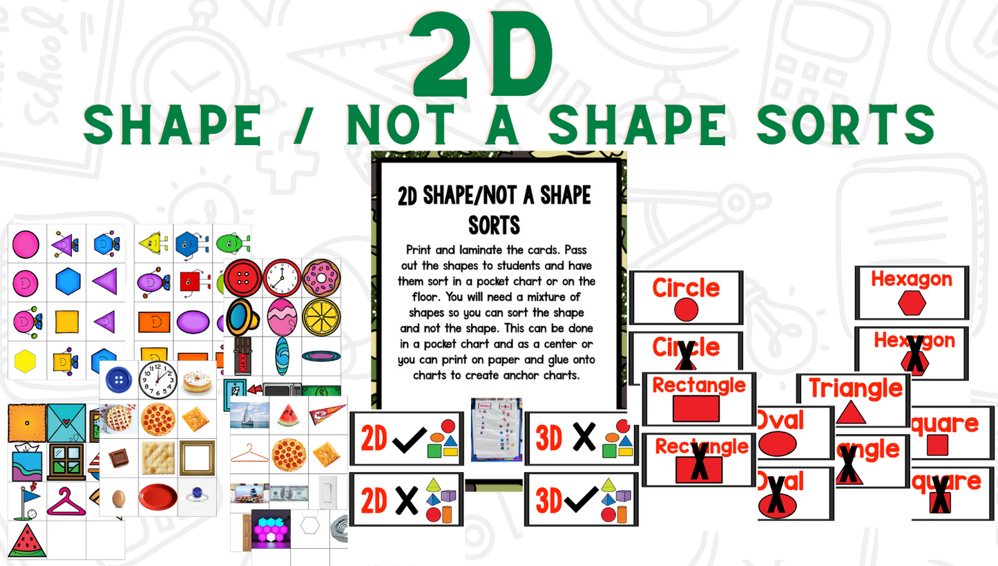 Shapes Bootcamp: A 2D and 3D Shapes Unit (Army Theme)
