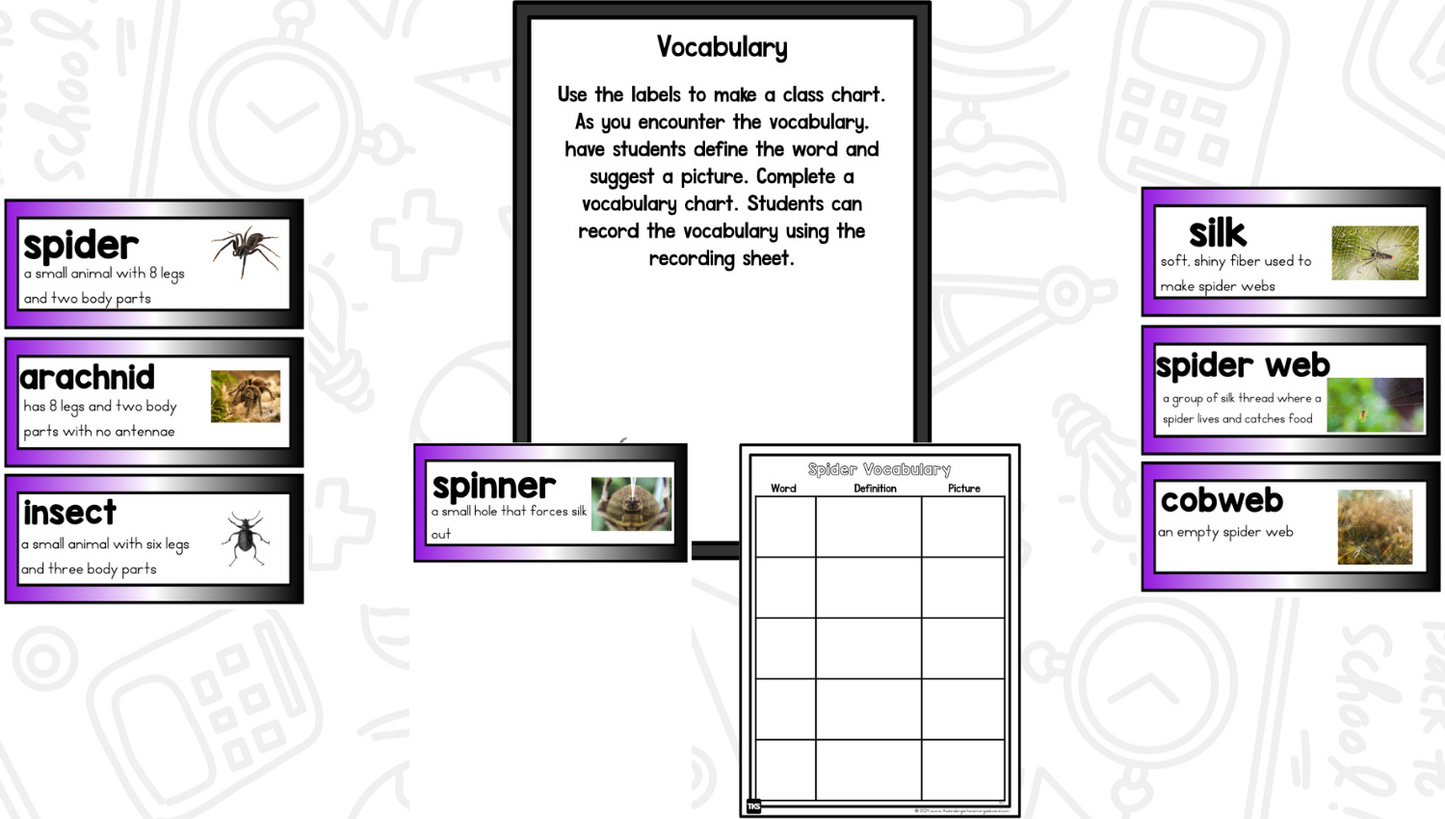 All About Spiders: Science Activities for Kindergarten And First Grade