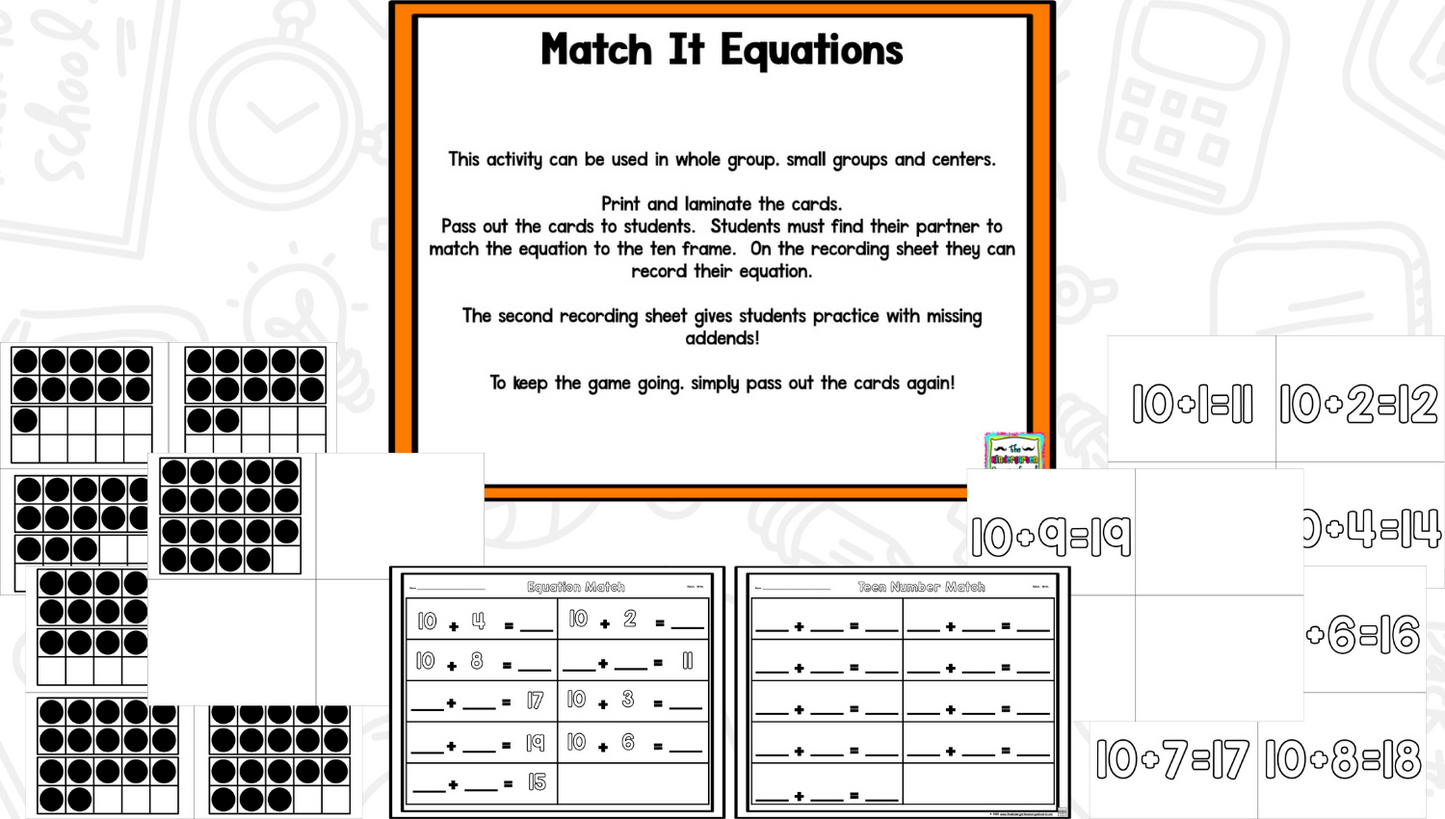 Math It Up! Teen Numbers