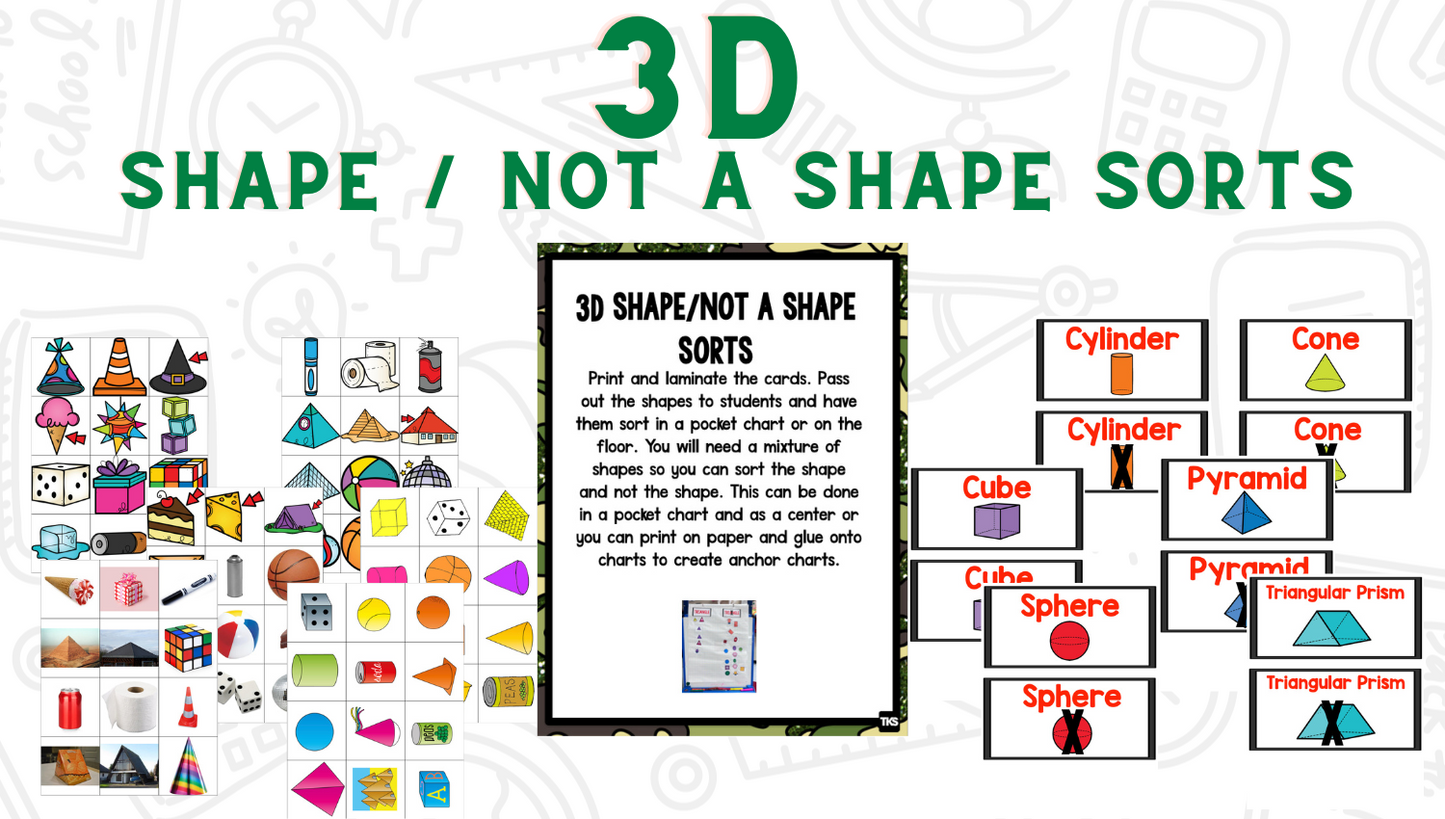 Shapes Bootcamp: A 2D and 3D Shapes Unit (Army Theme)