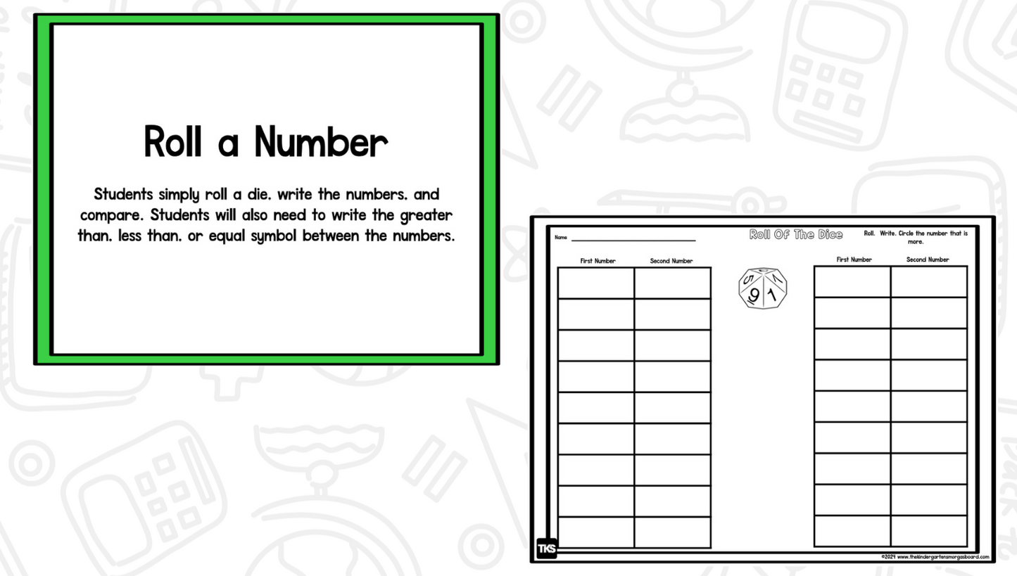 Comparing Numbers Worksheets And Activities (Greater Than/Less Than)