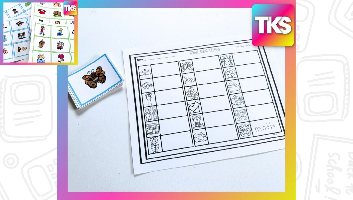 See It Say It Spell It Blends & Digraphs Phonics & Phonemic Awareness Activities