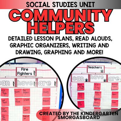 Community Helpers: A Research and Writing Project PLUS Centers!