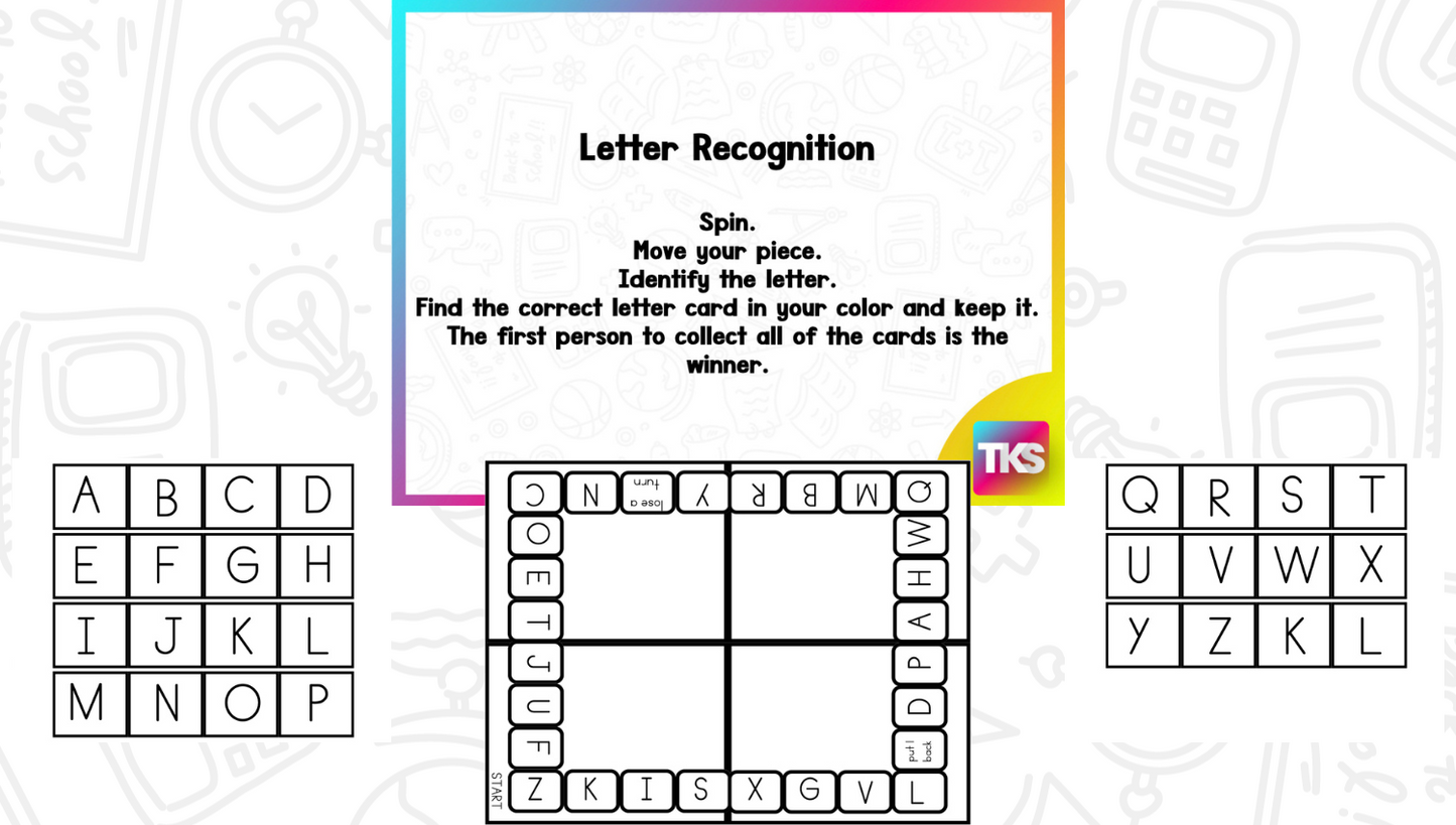 Game It Up! Letters & Sounds