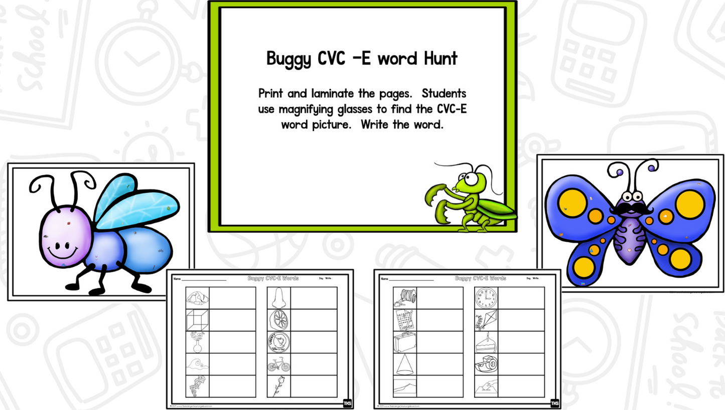 Bugging You to Learn: Bugs Math and Literacy Centers