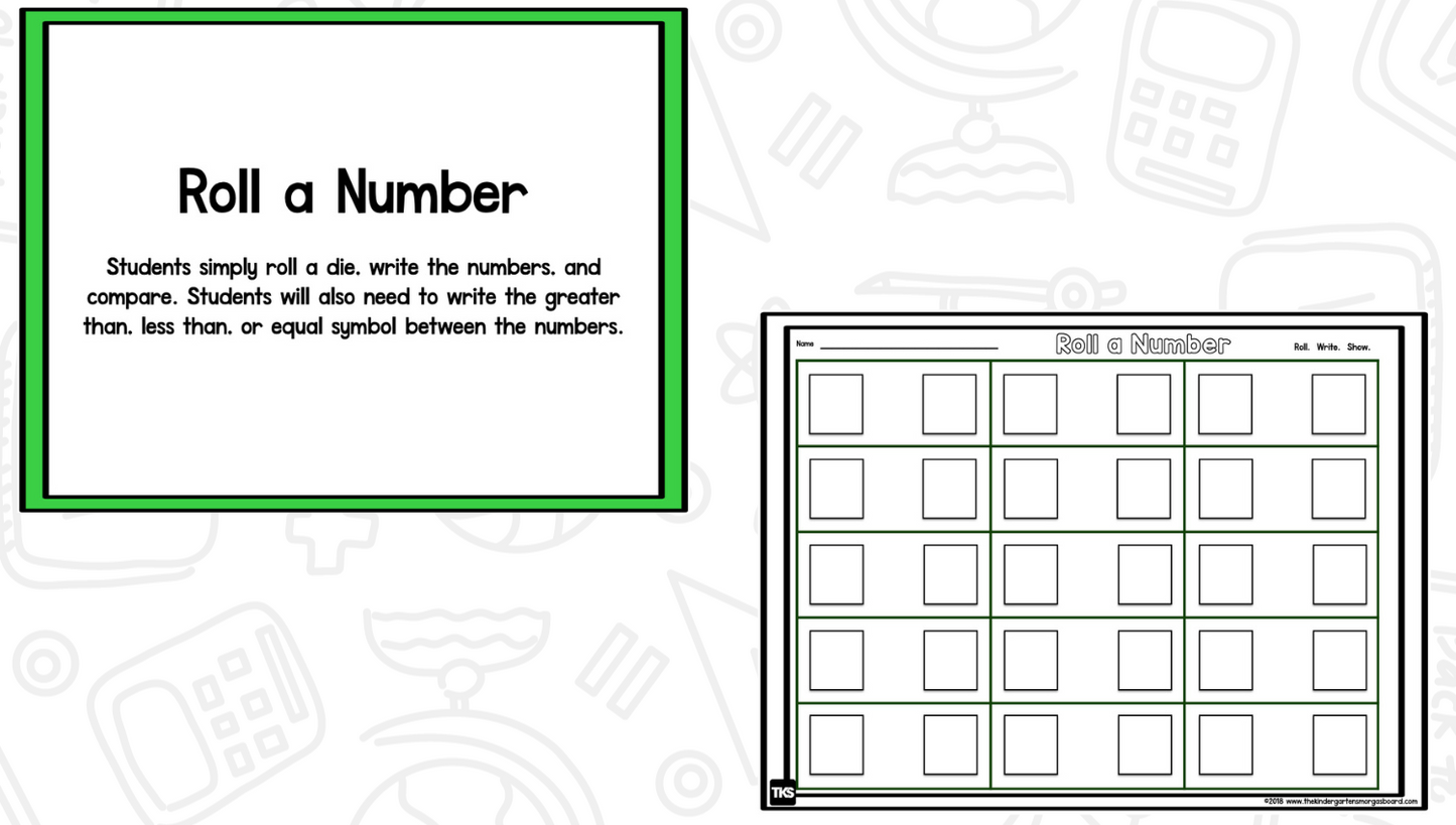 Comparing Numbers Worksheets And Activities (Greater Than/Less Than)