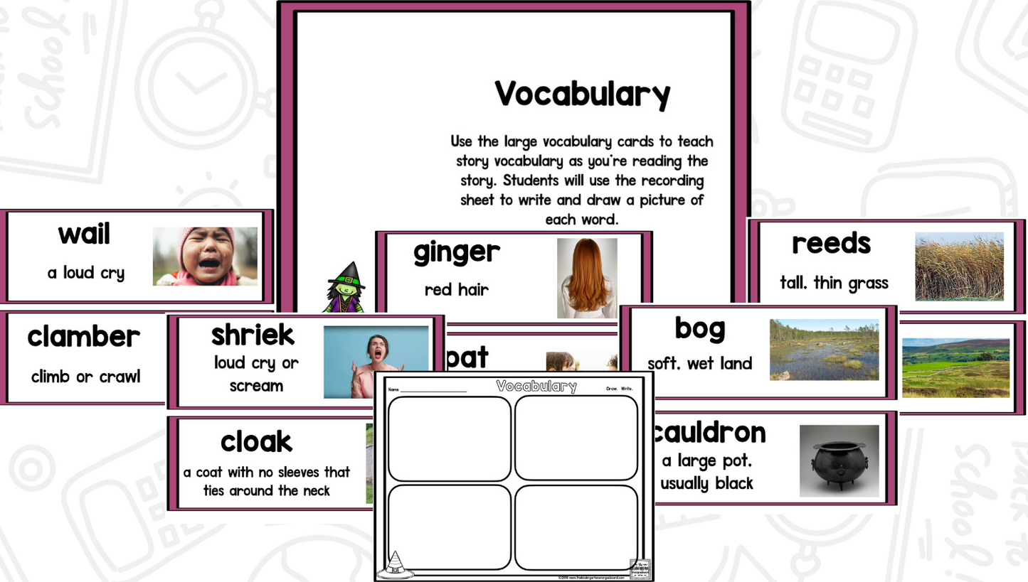 Room On The Broom Unit--Sequencing, Writing, And Activities