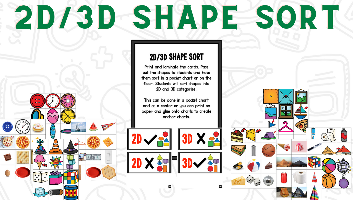 Shapes Bootcamp: A 2D and 3D Shapes Unit (No Theme)