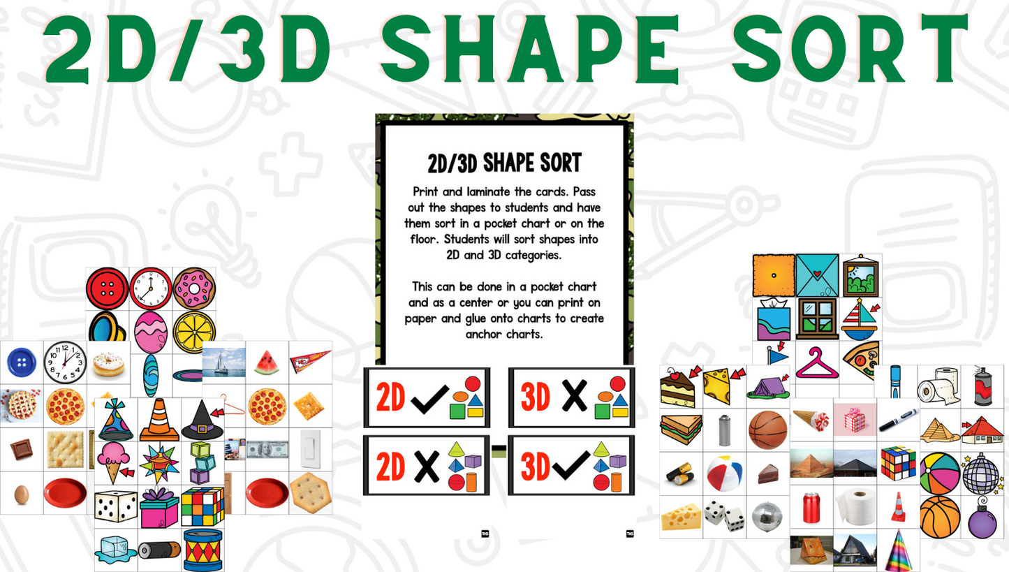 Shapes Bootcamp: A 2D and 3D Shapes Unit (Army Theme)