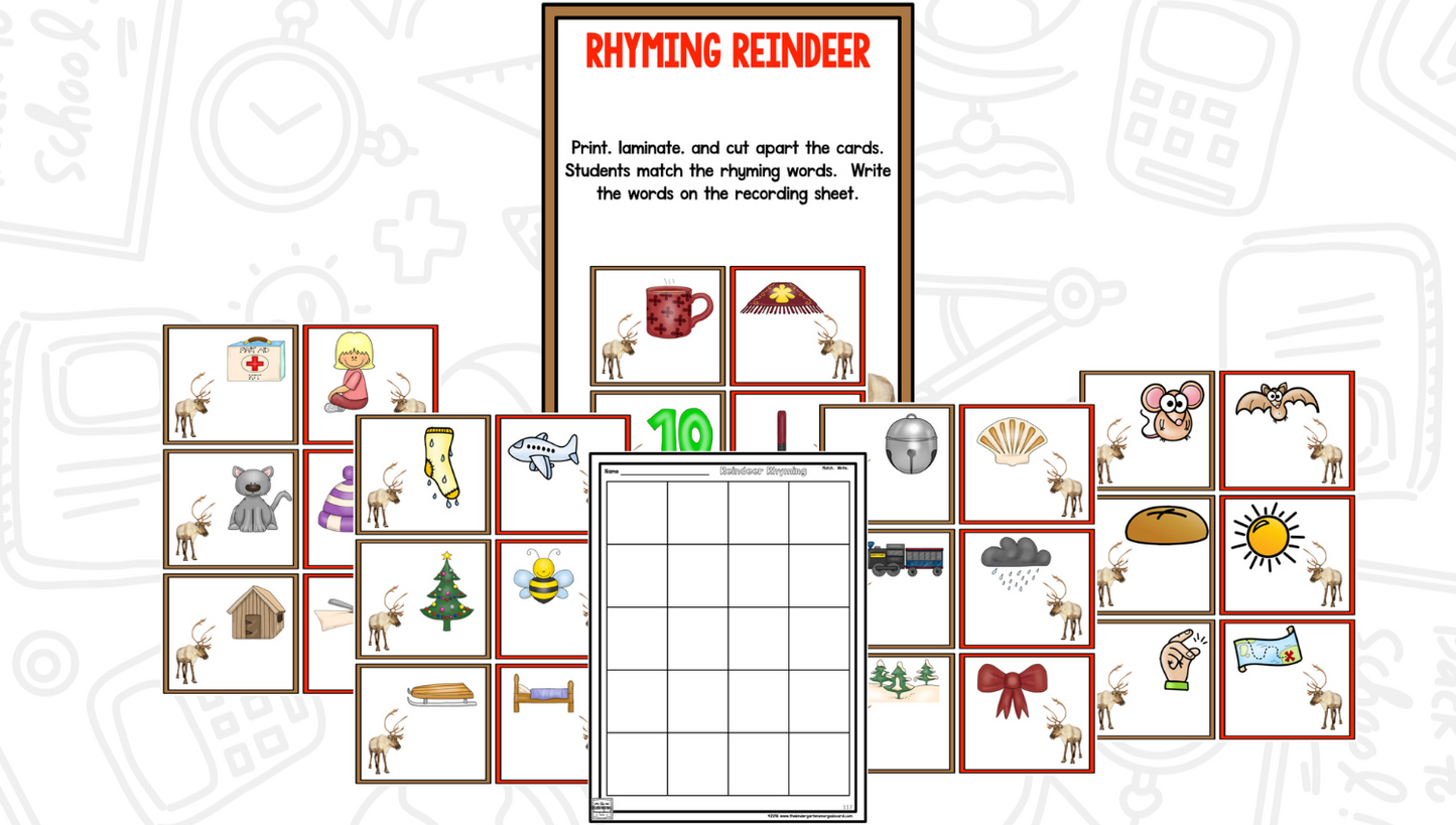 Reindeer: A Research and Writing Project PLUS Centers!