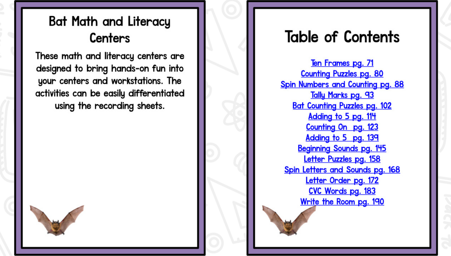 All About Bats: Science Activities for Kindergarten And First Grade
