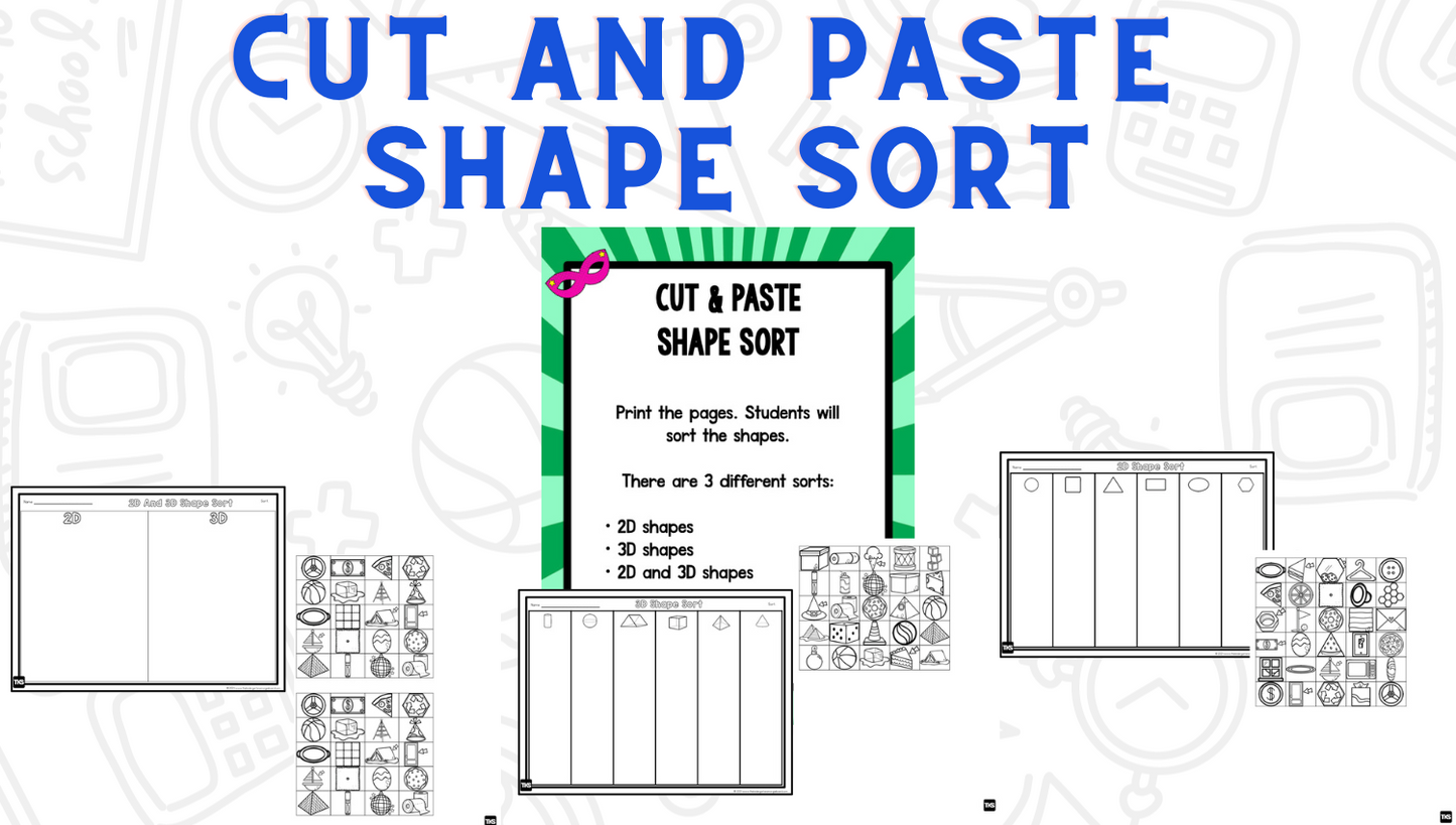 Shapes Bootcamp: A 2D and 3D Shapes Unit (Superhero Theme)