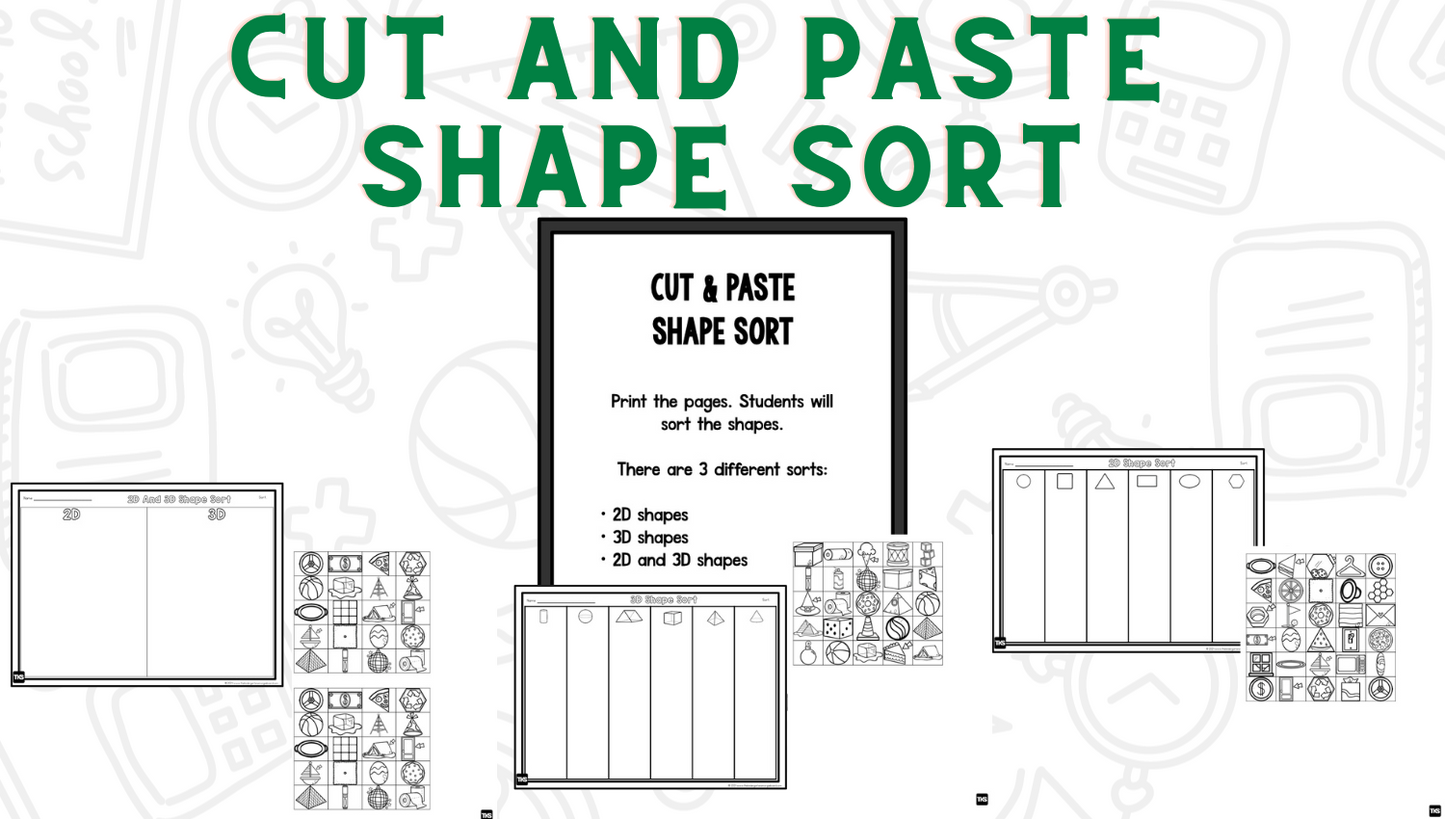 Shapes Bootcamp: A 2D and 3D Shapes Unit (No Theme)
