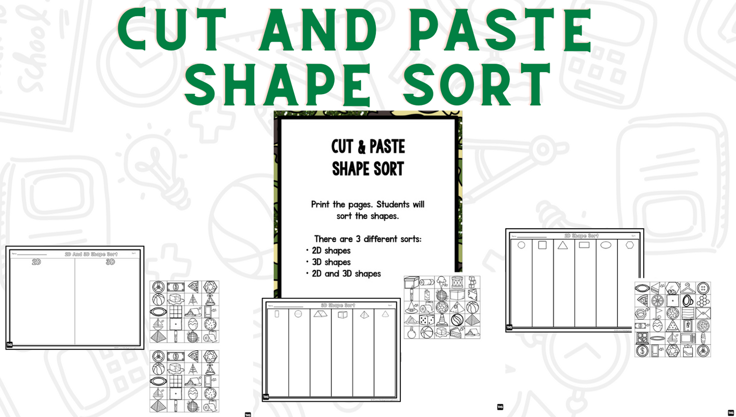 Shapes Bootcamp: A 2D and 3D Shapes Unit (Army Theme)