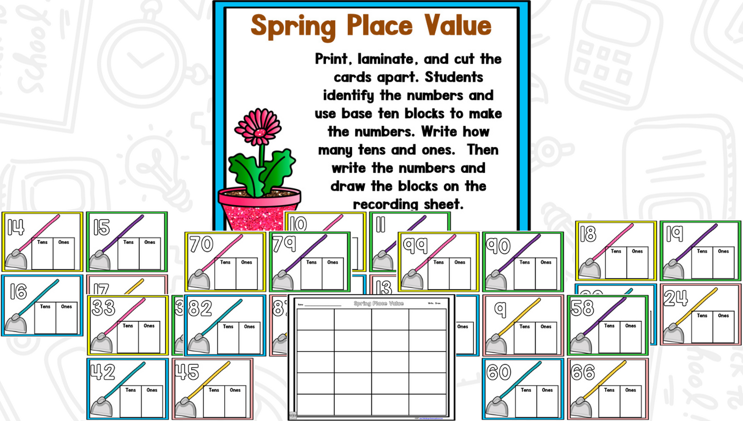 Puddle Jumper: Spring Math and Literacy Centers