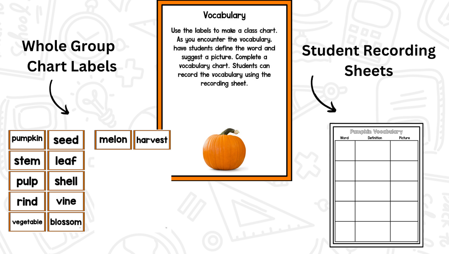 All About Pumpkins: Science And Pumpkin Activities