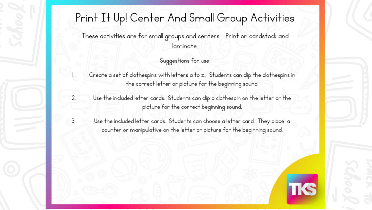 Print It Up! April