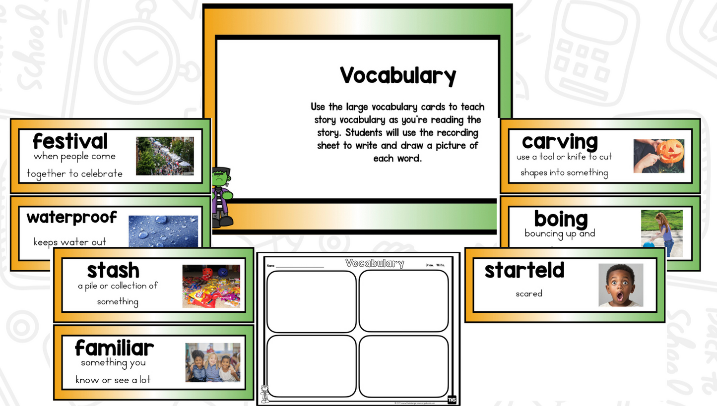 Crankenstein Trick or Treat: Halloween And Fall Comprehension