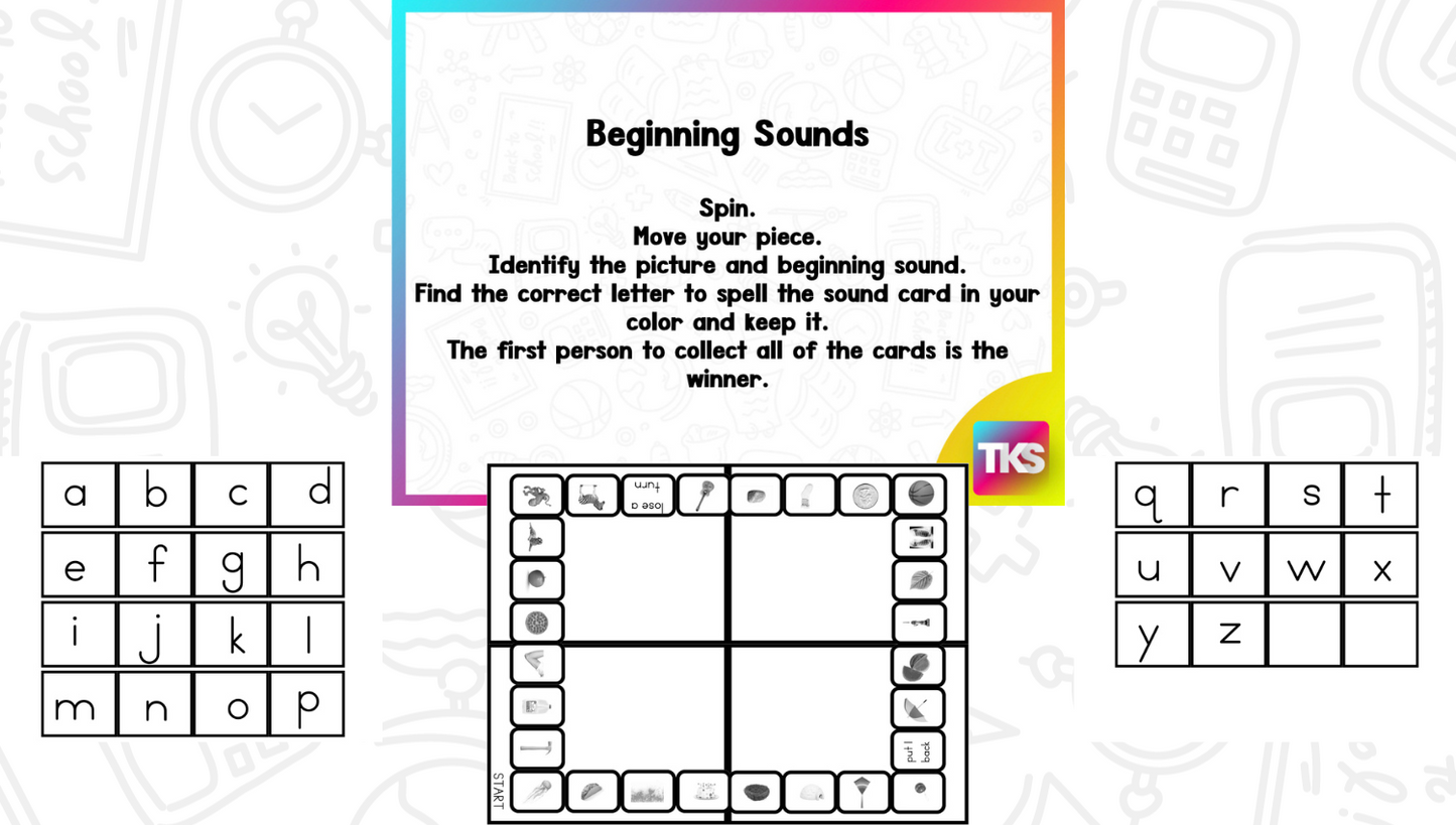 Game It Up! Letters & Sounds