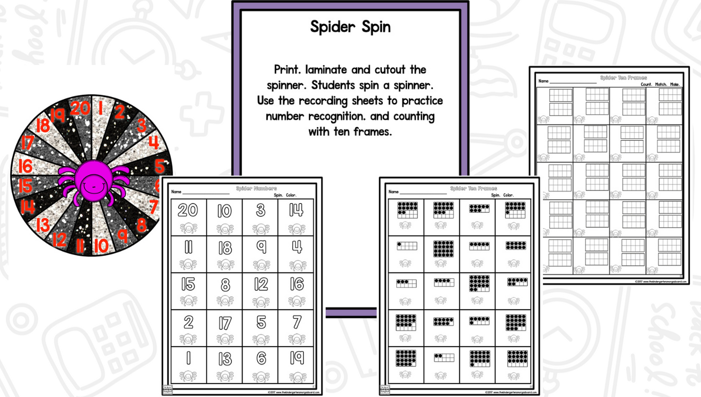 All About Spiders: Science Activities for Kindergarten And First Grade