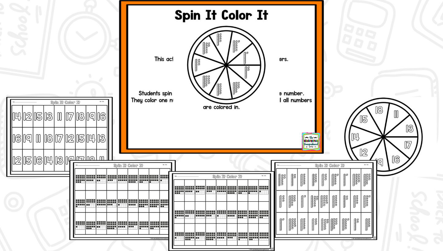 Teen Numbers: Kindergarten Teen Number Worksheets And Place Value Lesson Plans