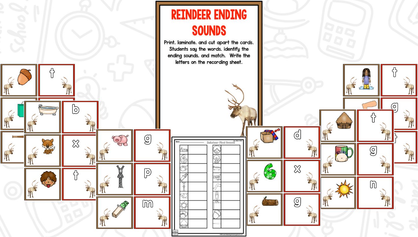 Reindeer: A Research and Writing Project PLUS Centers!