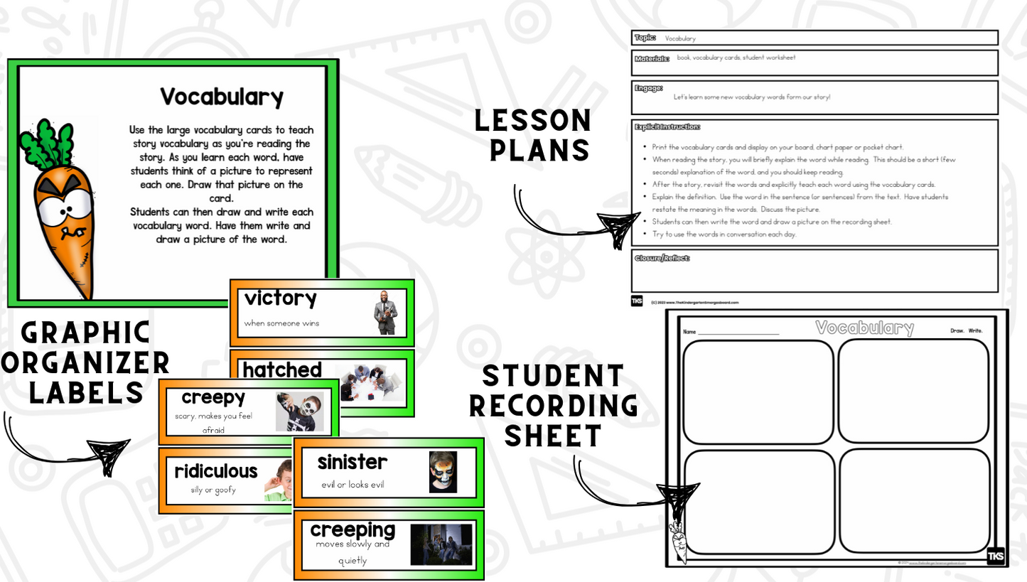 Creepy Carrots - Reading Comprehension Strategies & Activities - Read It Up!